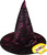 Detský klobúk fialový čarodejnice/Halloween