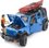 Bruder 2529 Jeep Wrangler Rubicon con kayak e figura
