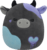 SQUISHMALLOWS Tmavosivá krava - Smithereens