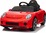Elektrické autíčko RUF GT 12V, červené, Otváracie dvere, 2.4 GHz diaľkové ovládanie, LED s
