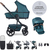 EASYWALKER Set XXL kolica kombinirana Harvey5 Premium Jade Green s dodacima