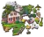 Trefl Drevené puzzle 501 - Letné útočisko