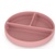 PETITE&amp;MARS Tanierik silikónový deliaci okrúhly Take&amp;Match Dusty Rose 6m+
