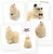 INKARI Plyšová hračka Alpaca Medium Blond 32cm