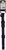 Vodítko Active Dog Strong M fialové 2x120cm