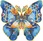 RoboTime Drevené puzzle motýľ Morpho Helena