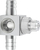 Vonkajší hliníkový CO2 atomizér 16/22 mm
