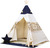 Bino Stan TeePee, beige-bleu