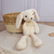 Doudou Histoire d´Ours Plyšový kamarát biely zajačik 40 cm