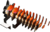 EUGY Kočka Pumpkin 3D kartonová skládačka
