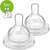 Avent Schnuller Classic 2 Löcher ab 1 m 2 Stück