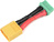 Konverzný kábel XT-60 prístroj - MPX samica 14AWG
