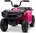 Licencovaná elektrická štvorkolka Arctic Cat 12V so zadným pohonom, ružová, LED svetlá, Lí