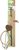 Toy Magic Cat Natural Fun Mallet-Herz mit natürlichen Federn und Schnüren 25 cm