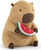KAWAII Kapibara s dinjom plišana igračka 22 cm