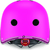 Globber detská prilba Primo Lights XS/S ( 48-53CM ) Fuchsia