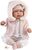 Llorens 84486 NEW BORN - realistická bábika bábätko so zvukmi a mäkkým látkovým telom - 44