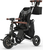 QPLAY Tříkolka Nova Deluxe 5v1 Black, 10-72 měsíců