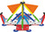 SUPERMAG magnetická stavebnica Multicolor 85ks
