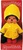 Monchhichi Mončiči chlapec so žltým pršiplášťom 20cm
