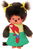 Monchhichi Mončiči dievča v šatách s papagájom 20cm