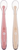 PETITE&amp;MARS Silikonové lžičky s pouzdrem, sada 2 ks, Take&amp;Match Sand - Rose 6m+