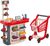Ecoiffier Banco con alimenti + Carrello della spesa