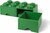 LEGO® úložný box 8 - so zásuvkami zelená 250 x 500 x 180 mm