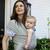 Babytrage / Schal Boba Wrap Bamboo Light Grey