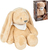 NATTOU Uspávačik plyšový hudobný so svetielkom a senzorom plaču 4v1 Sleepy Bunny Pale Brow