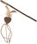 Toy Magic Cat Natural Fun Mallet-Herz mit natürlichen Federn und Schnüren 25 cm