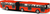 Metalni zglobni autobus crveni Bratislava/ČB 18 cm