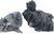 Dekorácia Rataj kameň Amano rock BLACK S <1 kg, 5-15cm
