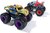 Monster Jam - zberateľský kovový model auta Monster Truck, Marvel, set 2 modelov, assort,