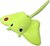 Hračka Dog Fantasy Glow raja zelená svietiaca v tme 27cm