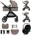 KINDERKRAFT Kočík kombinovaný 3v1 Esme Pro Sand Beige