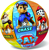 Palla Paw Patrol in gomma - non gonfiata 23 cm