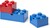 LEGO® stolné boxy so zásuvkou Multi-Pack 3 ks - červená, modrá