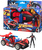 HASBRO - Spider-Man Venomversus Miles Figur mit Fahrzeug