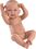 Llorens 73802 NEW BORN DIEVČATKO- realistické bábätko s celovinylovým telom - 40 cm