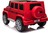 Elektrické autíčko Mercedes G500 12V, červené, 2,4 GHz diaľkové ovládanie, USB / SD Vstup,