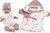 Llorens M636-50 oblečenie pre bábiku bábätko  NEW BORN veľkosti 35-36 cm s doplnkami