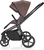 Set kolica Move Cross 5X + vreća Fluffy Combi + rukavice Fluffy 2, Amber Brown