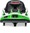 Beneo Motors Go-Kart da drift 24V, verde, 300W Motore Brushless, Batteria al litio, D