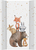 Ceba Previjalna podloga 2-stranska s trdo ploščo (50x70) Ultra Light Forest Friends