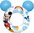 Bestway Nafukovací kruh - Disney Junior: Mickey a priatelia, 74 x 76 cm