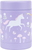 A Little Lovely Company – recipient alimentar izolat din oțel inoxidabil – unicorni și curcubeu
