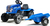 Falk Tractor de pedales New Holland con remolque