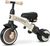QPLAY Triciclo Stager 3 in 1 Marrone, 2-6 anni