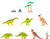 Planet der Tiere Figuren – Set 4 Welten, 24 Figuren